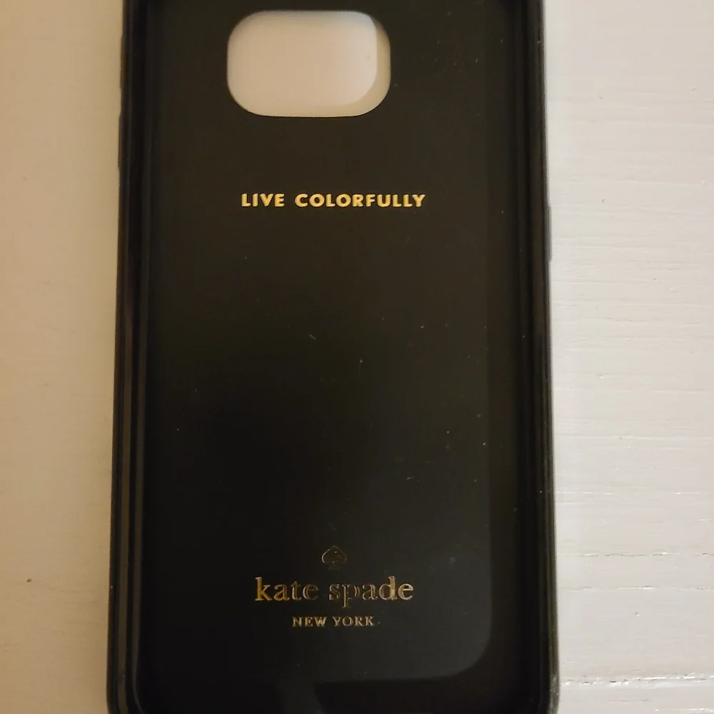 Black and White Striped Kate Spade Phone Cover